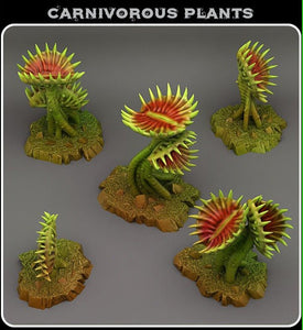 Carnivorous plants, Resin miniatures 11:56 (28mm / 32mm) scale - Ravenous Miniatures