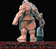 Load image into Gallery viewer, Cave Troll, Resin miniatures 11:56 (28mm / 34mm) scale - Ravenous Miniatures
