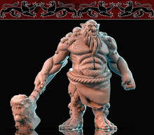 Load image into Gallery viewer, Cave Troll, Resin miniatures 11:56 (28mm / 34mm) scale - Ravenous Miniatures
