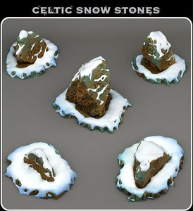 Celtic snow stones, Resin miniatures 11:56 (28mm / 32mm) scale - Ravenous Miniatures