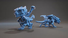 Load and play video in Gallery viewer, Skeleton Wyrmling, Resin miniatures 11:56 (28mm / 34mm) scale
