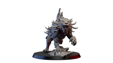 Chaos Hell Hounds, Resin miniatures 11:56 (28mm / 32mm) scale - Ravenous Miniatures