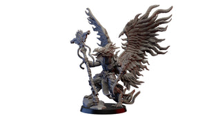 Chaos Lord of Myth, Resin miniatures 11:56 (28mm / 32mm) scale - Ravenous Miniatures