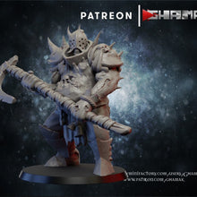 Load image into Gallery viewer, Chaos pestilence Warriors, Resin miniatures 11:56 (28mm / 32mm) scale - Ravenous Miniatures
