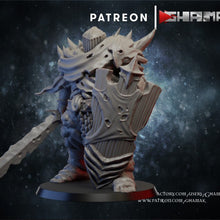 Load image into Gallery viewer, Chaos pestilence Warriors, Resin miniatures 11:56 (28mm / 32mm) scale - Ravenous Miniatures
