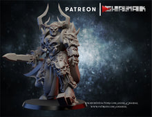 Load image into Gallery viewer, Chaos Warriors, Resin miniatures 11:56 (28mm / 32mm) scale - Ravenous Miniatures
