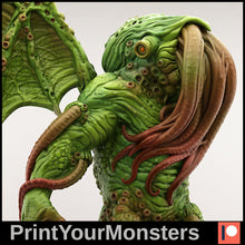 Load image into Gallery viewer, chtulhu, Resin miniatures 11:56 (28mm / 32mm) scale - Ravenous Miniatures
