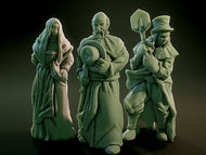 Clergy, Resin miniatures 11:56 (28mm / 34mm) scale - Ravenous Miniatures