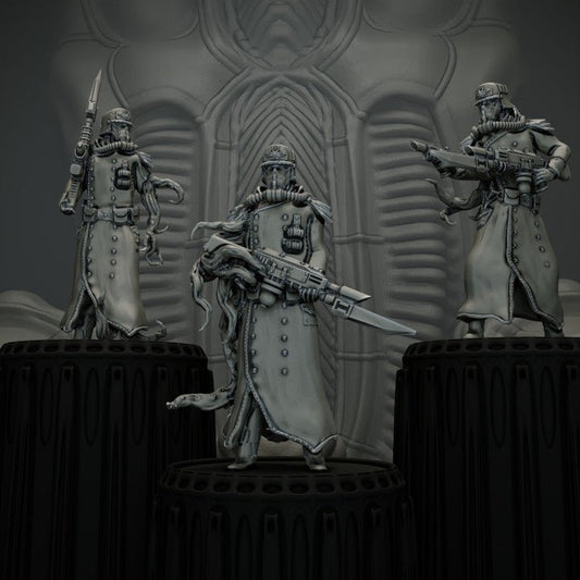 Conscript corrupted, Resin miniatures 11:56 (28mm / 32mm) scale - Ravenous Miniatures