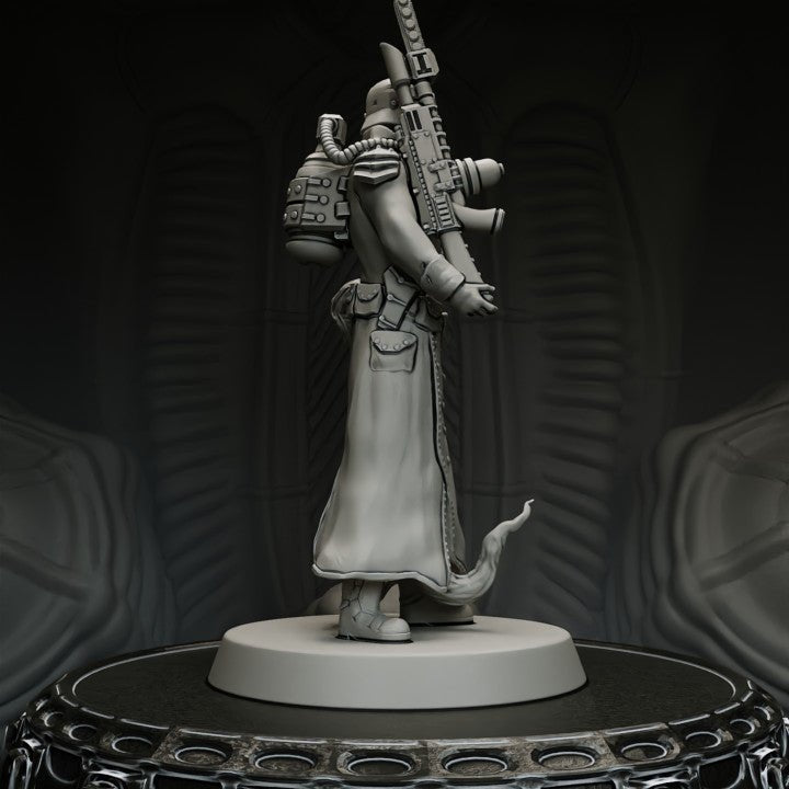 Conscript corrupted, Resin miniatures 11:56 (28mm / 32mm) scale - Ravenous Miniatures