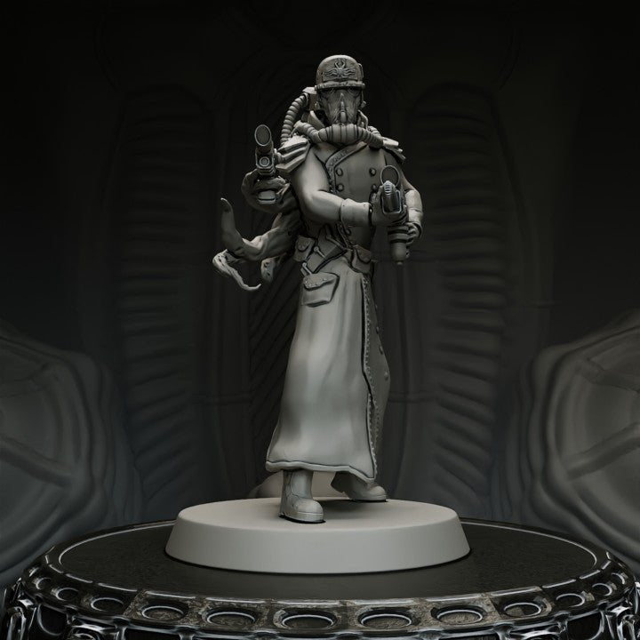 Conscript corrupted, Resin miniatures 11:56 (28mm / 32mm) scale - Ravenous Miniatures