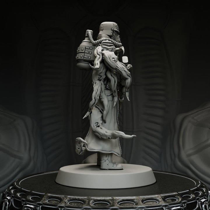 Conscript corrupted, Resin miniatures 11:56 (28mm / 32mm) scale - Ravenous Miniatures