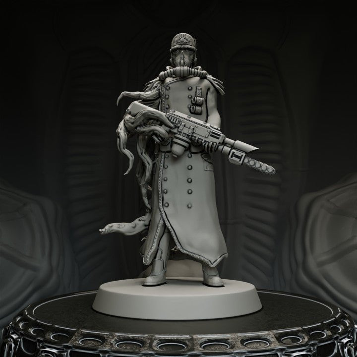 Conscript corrupted, Resin miniatures 11:56 (28mm / 32mm) scale - Ravenous Miniatures