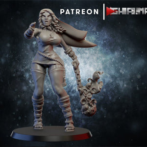 Convent Sister pin-up, Resin miniatures 11:56 (28mm / 32mm) scale - Ravenous Miniatures