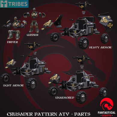 Crusader ATV, Unpainted Resin Miniature Models. - Ravenous Miniatures