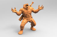 Cyber Bear, 32mm Scale 3d Printed Resin Miniatures - Ravenous Miniatures