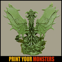Load image into Gallery viewer, Cyber Dragon (60mm), (28/32mm) resin miniatures for TTRPG and wargames - Ravenous Miniatures

