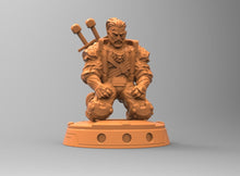 Lade das Bild in den Galerie-Viewer, Cyberpunk Geralt, 32mm Scale 3d Printed Resin Miniatures - Ravenous Miniatures

