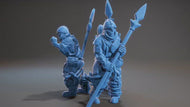 undead knights , Resin Miniatures by Brayan Naffarate