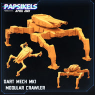 Dart Mech, 32mm Scale 3d Printed Resin Miniatures - Ravenous Miniatures