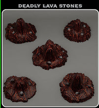 Lade das Bild in den Galerie-Viewer, Deadly Lave Stones, (28/32mm) resin miniatures for TTRPG and wargames - Ravenous Miniatures
