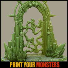 Load image into Gallery viewer, Demon portal, (28/32mm) resin miniatures for TTRPG and wargames - Ravenous Miniatures
