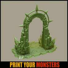 Charger l&#39;image dans la galerie, Demon portal, (28/32mm) resin miniatures for TTRPG and wargames - Ravenous Miniatures
