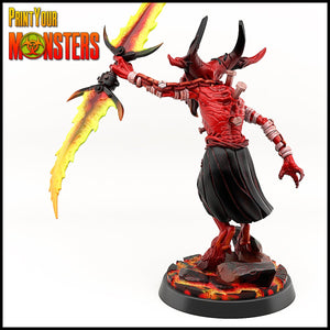 Demon Ragger, 28/32mm resin miniatures for TTRPG, wargames and painting - Ravenous Miniatures