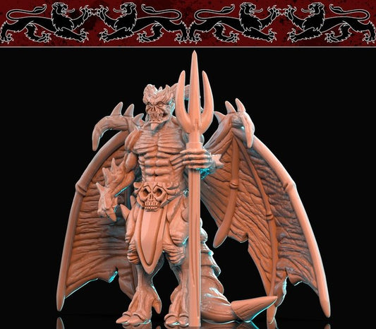 Demon, Resin miniatures 11:56 (28mm / 32mm) scale - Ravenous Miniatures