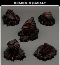 Cargar imagen en el visor de la galería, Demonic Basalt, 28/32mm resin miniatures for TTRPG and wargames - Ravenous Miniatures
