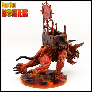 Demonic Creature (50mm), 28/32mm resin miniatures for TTRPG and wargames - Ravenous Miniatures