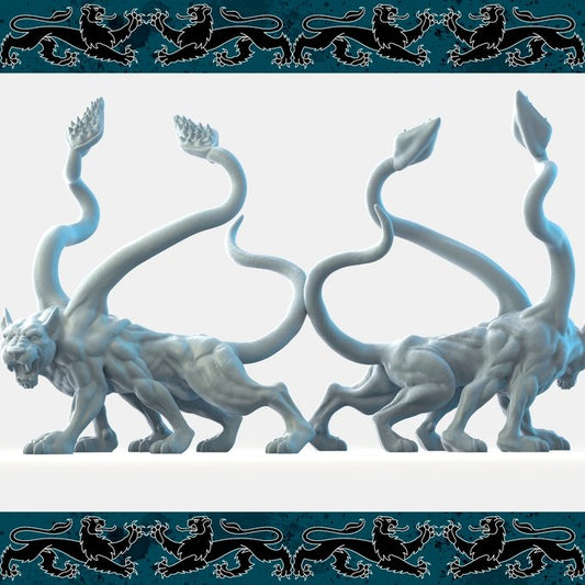 Displacement panther, Resin miniatures 11:56 (28mm / 32mm) scale - Ravenous Miniatures