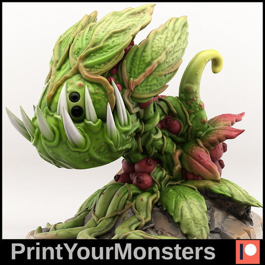 Dormant Baby Carnivorous plant (25mm), 28/32mm resin miniatures for TTRPG and wargames - Ravenous Miniatures