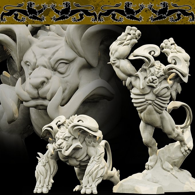 Duskpaw, Resin miniatures 11:56 (28mm / 34mm) scale - Ravenous Miniatures