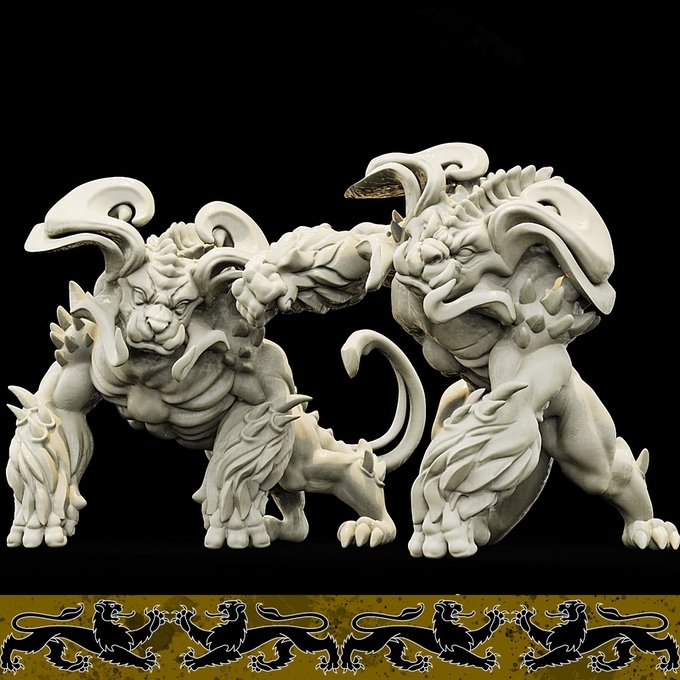 Duskpaw, Resin miniatures 11:56 (28mm / 34mm) scale - Ravenous Miniatures