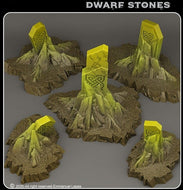 Dwarven stones, 28/32mm resin miniatures for TTRPG and wargames - Ravenous Miniatures