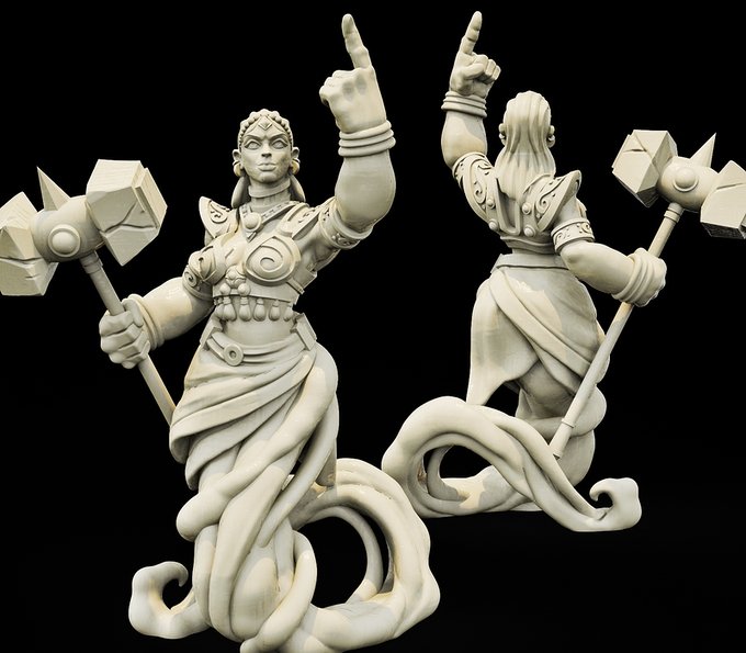 EarthGenie, Resin miniatures 11:56 (28mm / 34mm) scale - Ravenous Miniatures