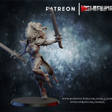 Load image into Gallery viewer, Elda Warriors, Resin miniatures 11:56 (28mm / 32mm) scale - Ravenous Miniatures
