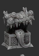 Elegant Chest Mimic, 28/32mm resin miniatures for TTRPG and wargames - Ravenous Miniatures