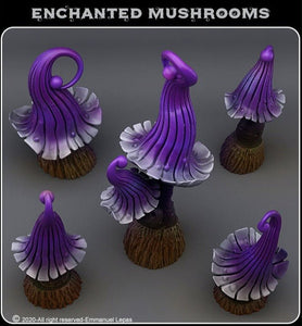 Enchanted mushroom, 28/32mm resin miniatures for TTRPG and wargames - Ravenous Miniatures
