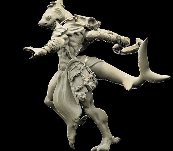 Ephyra, Resin miniatures 11:56 (28mm / 34mm) scale - Ravenous Miniatures