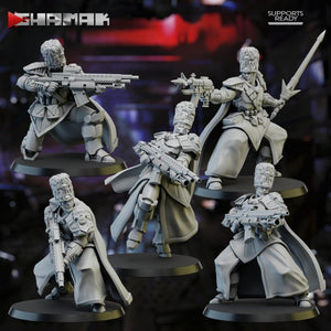 First born Trooper squad, Resin miniatures 11:56 (28mm / 32mm) scale - Ravenous Miniatures
