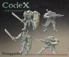 Load image into Gallery viewer, first knight set 1, 3d Printed Miniatures by Codex Universalis - Ravenous Miniatures
