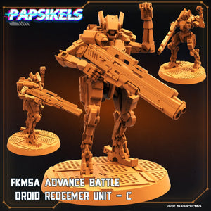 FKMSA Advanced battle droids, Resin miniatures 11:56 (28mm / 32mm) scale - Ravenous Miniatures