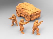 Load image into Gallery viewer, FKMSA Cyber Truck/team, 3d Printed Resin Miniatures - Ravenous Miniatures
