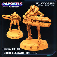 Load image into Gallery viewer, FKMSA Desolator, 32mm Scale 3d Printed Resin Miniatures - Ravenous Miniatures
