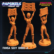 Load image into Gallery viewer, FKMSA Ring droid, 3d Printed Resin Miniatures - Ravenous Miniatures
