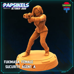 FKMSA Security agent A, 3d Printed Resin Miniatures - Ravenous Miniatures