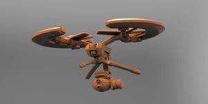 FKMSA Spy Drone, 3d Printed Resin Miniatures - Ravenous Miniatures