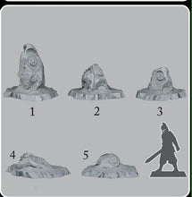 Lade das Bild in den Galerie-Viewer, Fossil rocks, 28/32mm resin miniatures for TTRPG and wargames - Ravenous Miniatures
